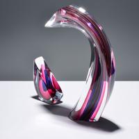Harvey Littleton Glass Sculpture, 2 Pcs. - Sold for $12,800 on 05-18-2024 (Lot 322).jpg